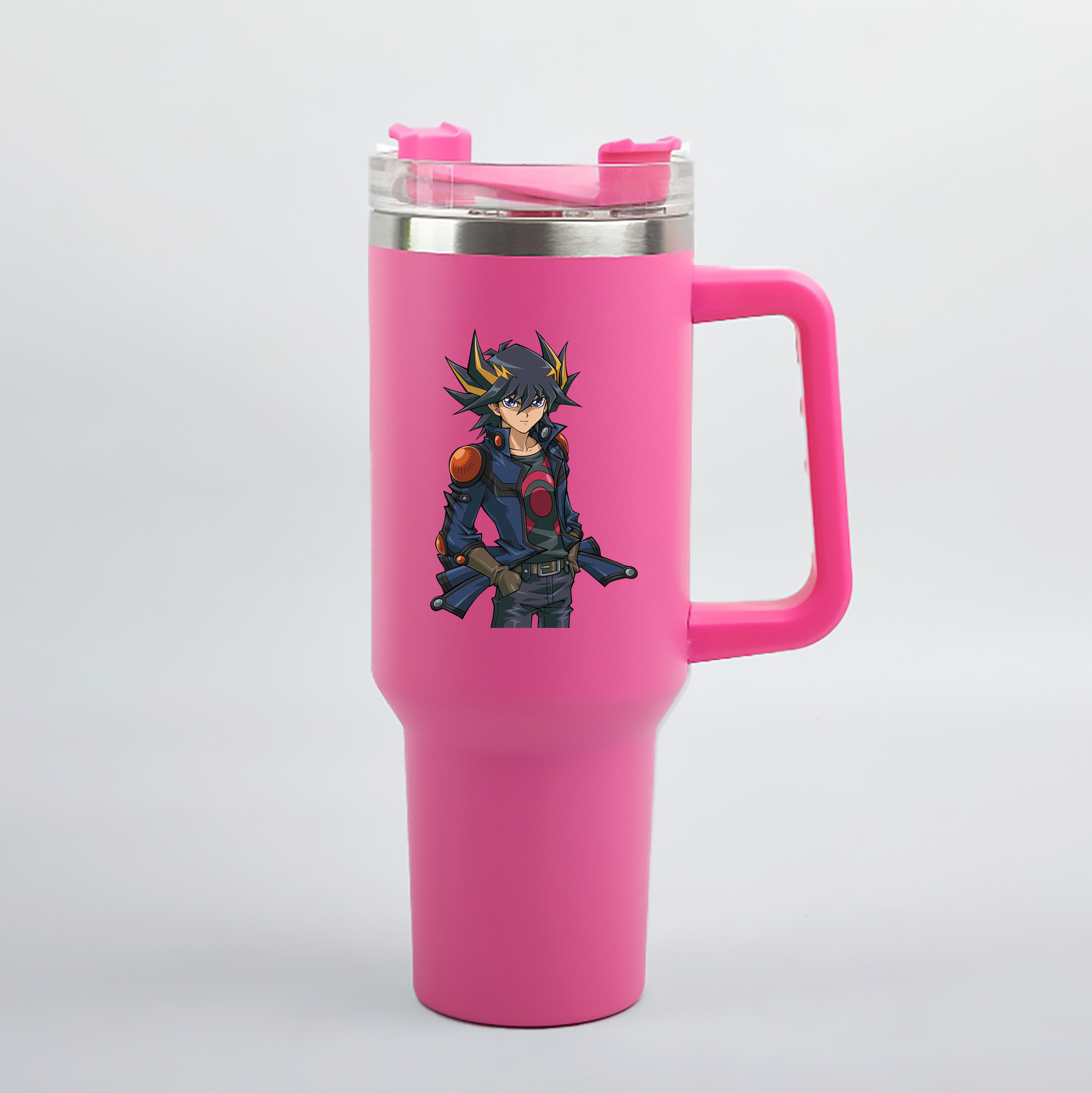 （画像用） 遊☆戯☆王 Yu-Gi-Oh! 1200mL車用タンブラー（カラープリント）